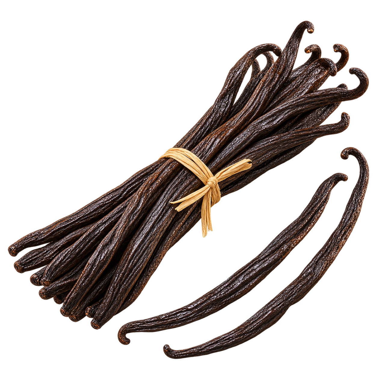 Illustration générée de gousses Bourbon Gourmet